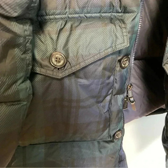NWOT Polo by Ralph Lauren tartan down long jacket with hood - Picture 15 of 16